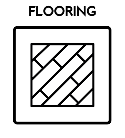 Flooring Icon With Text
